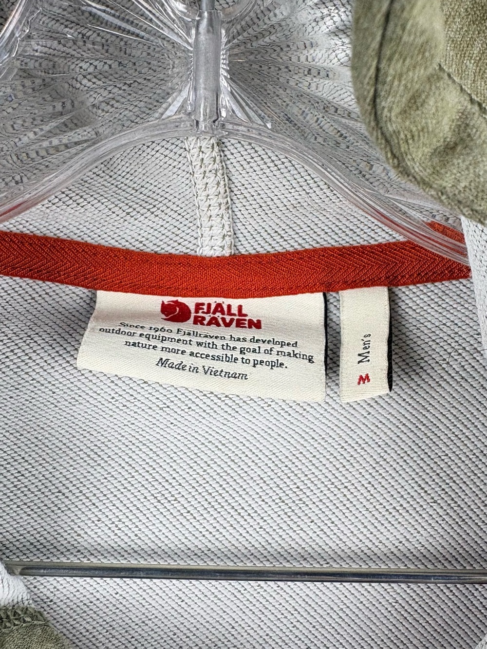 Fjällräven Men's High Coast Lite Full Zip Hoodie Lightweight Packable Green Sz M - Picture 6 of 16